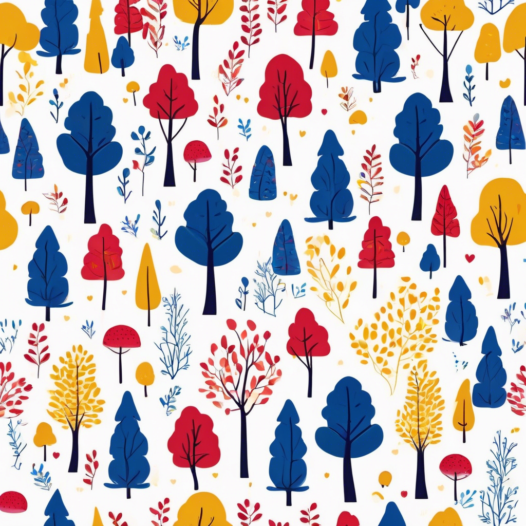 Whimsical Forest Scene