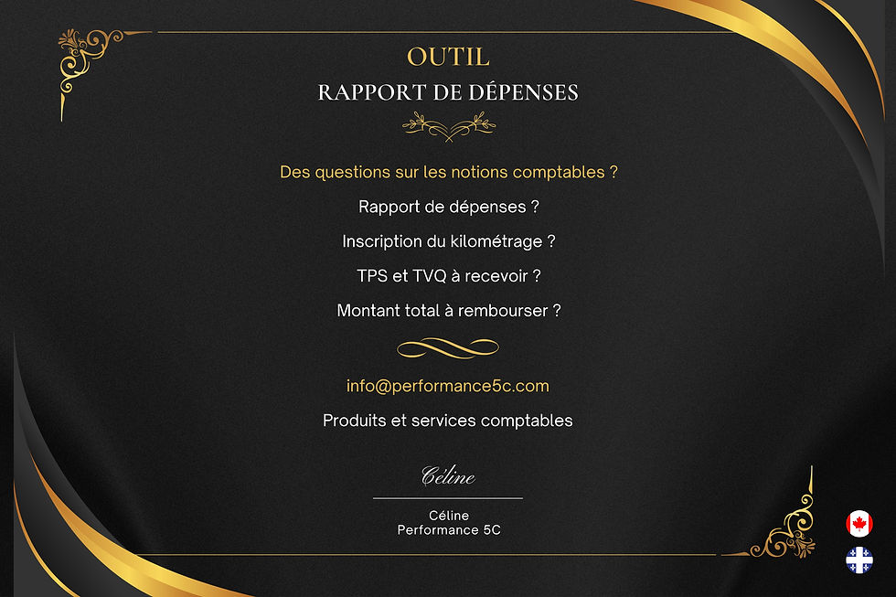 Miniature : Rapport de dépenses (simple)