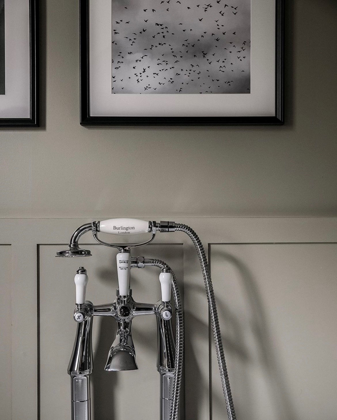 Burlington Kensington Bath Shower Mixer Deck Mounted - Chrome