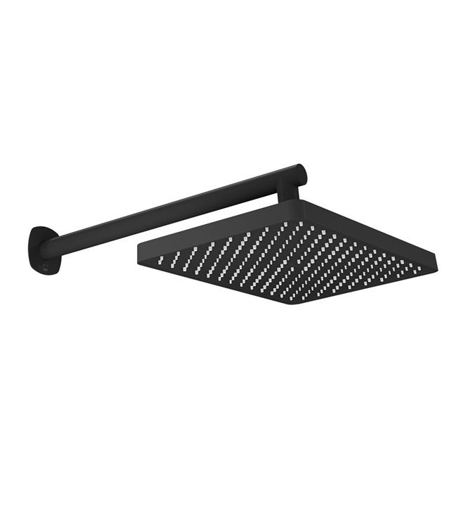 Thumbnail: Vado Cameo Fixed Rectangular Shower Head with Wall Arm