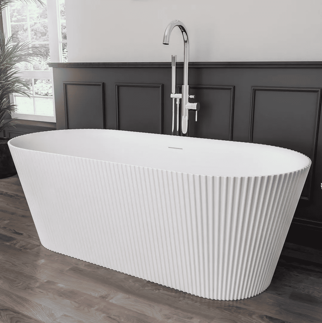 Eastbrook Sandford 1500 x 740 x 580mm Freestanding Bath - White