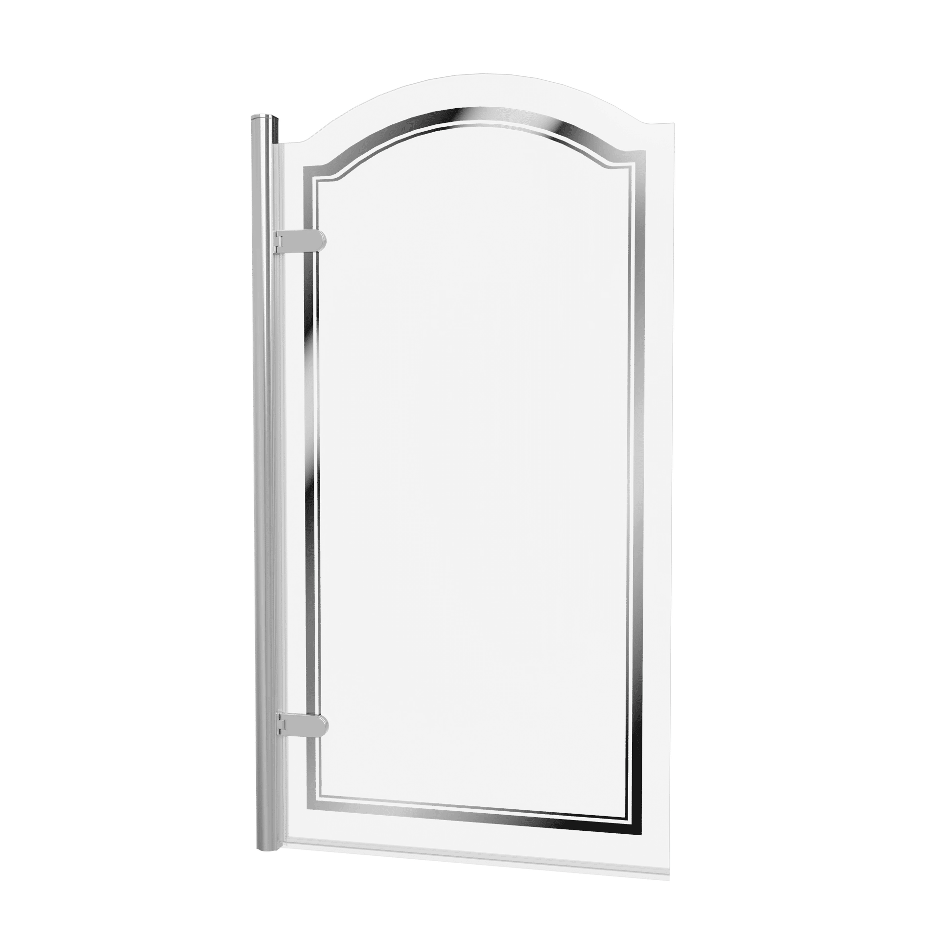 Classique Curved Hinge Bath Screen