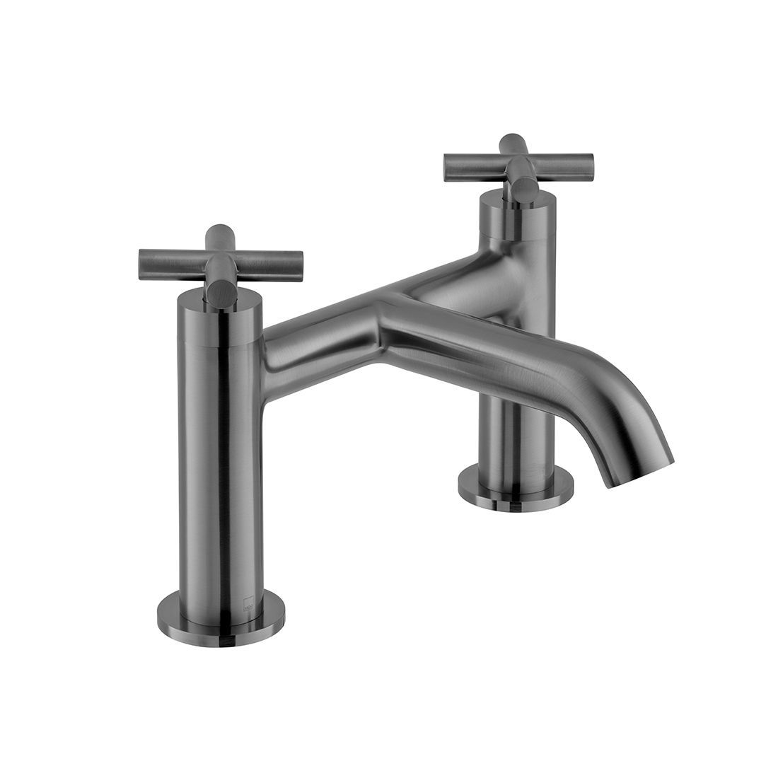 Vado Elements Deck Mounted Bath Filler Tap - Brushed Gunmetal