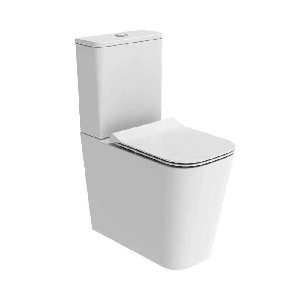 Tavistock Compass Square Comfort Fully Enclosed CC Toilet & Soft Close Seat