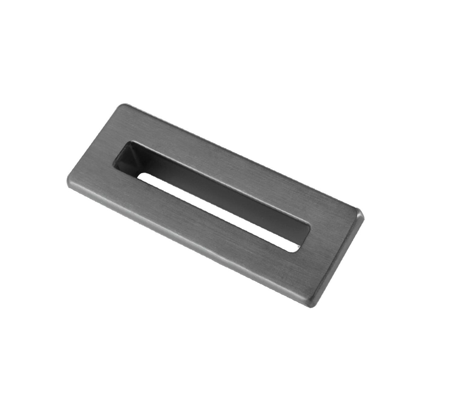 Bathworks Essentials Gunmetal Rectangle Overflow Insert