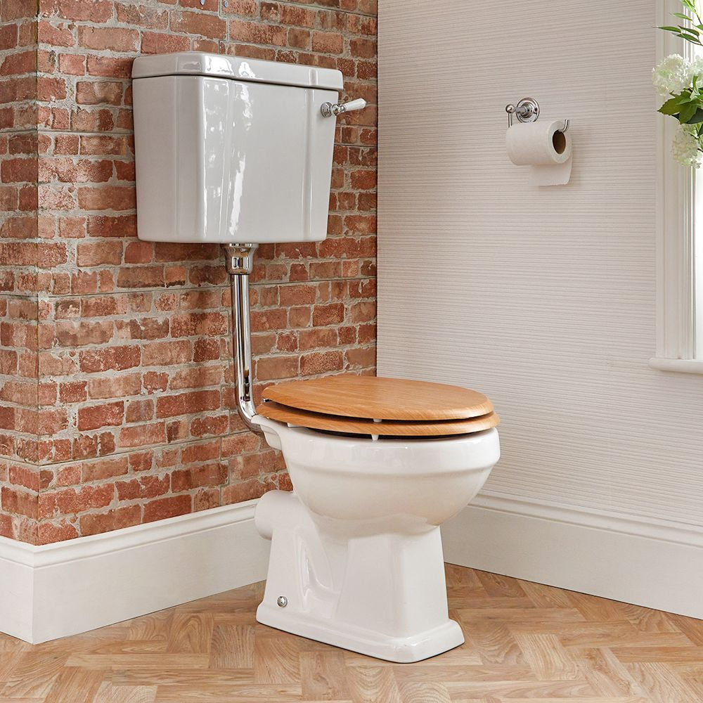 Burlington Standard Low Level WC with 440 Lever Cistern - Chrome