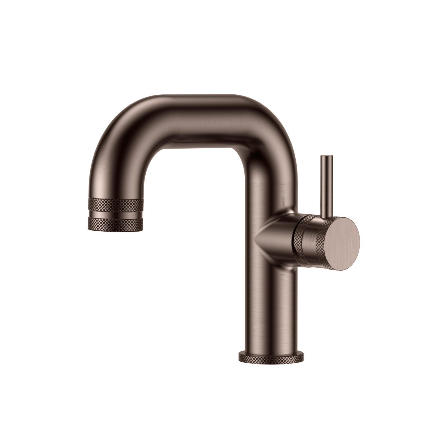 Bathworks Essentials Core Side Lever Basin Mono Brushed Bronze