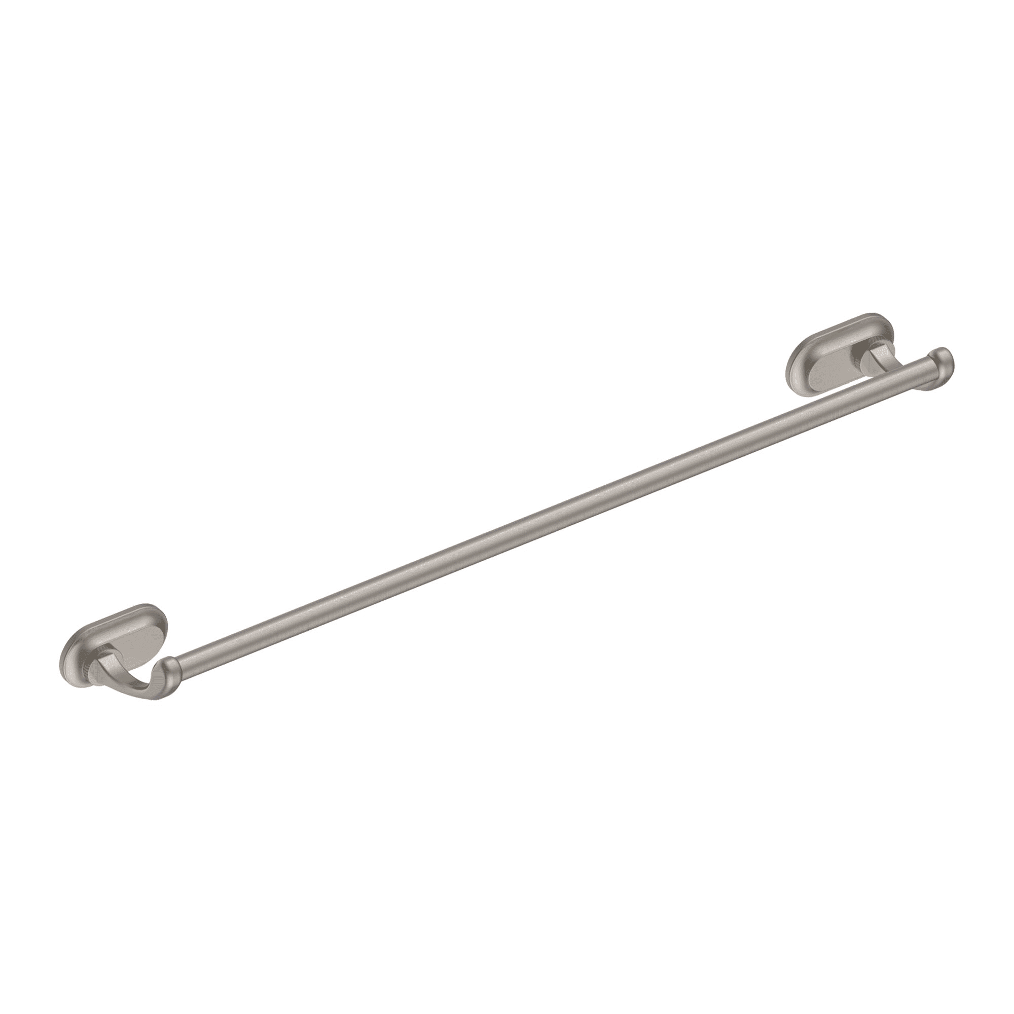 Burlington Guild Single Towel Rail Traditional Brass Wall Mounted