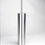 Thumbnail: Flow Wall Mounted Toilet Brush - Brushed Stainless Steel
