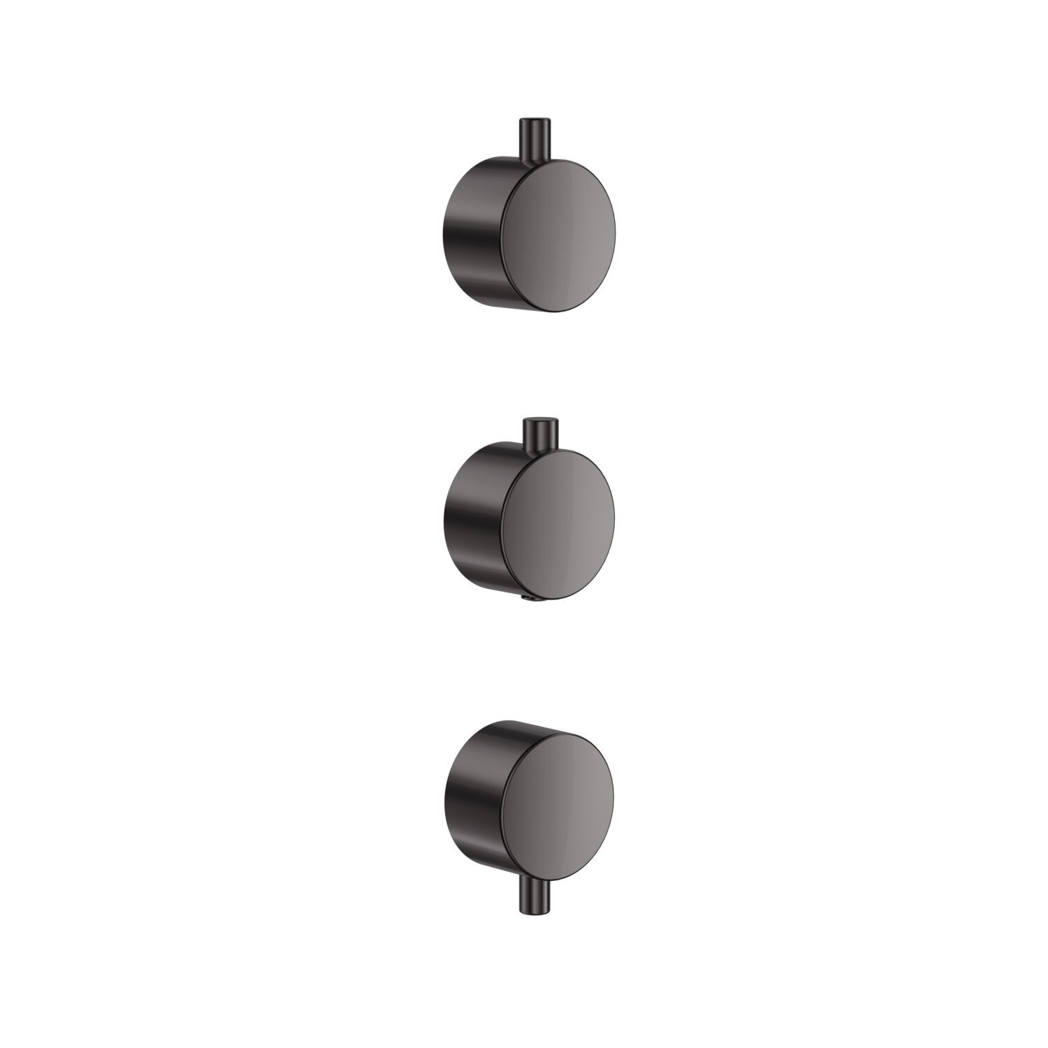Bathworks Essentials Plain Shower Valve Pack Gunmetal