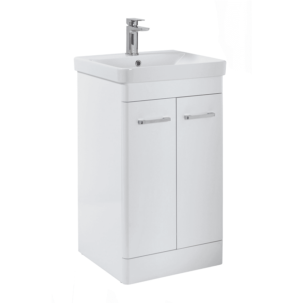 Thumbnail: Bathworks Essential Rossini 500mm Floor Standing Vanity Unit with Basin