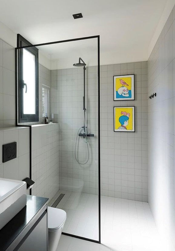 Thumbnail: Flow Thermostatic Rainhead Shower Valve with diverter and Handset :: Matt White