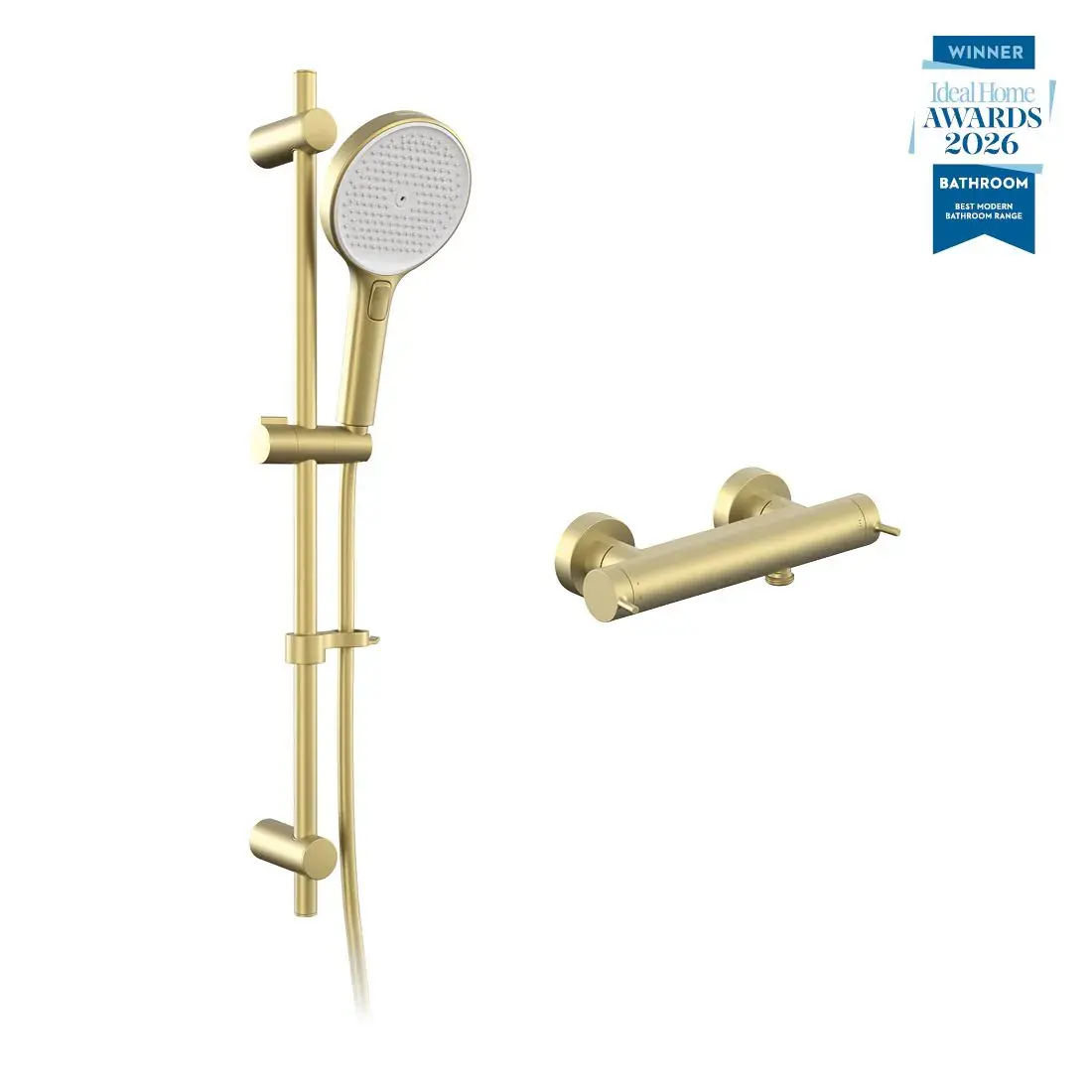 Vado Safari 1 Outlet Shower Pack - Satin Brass