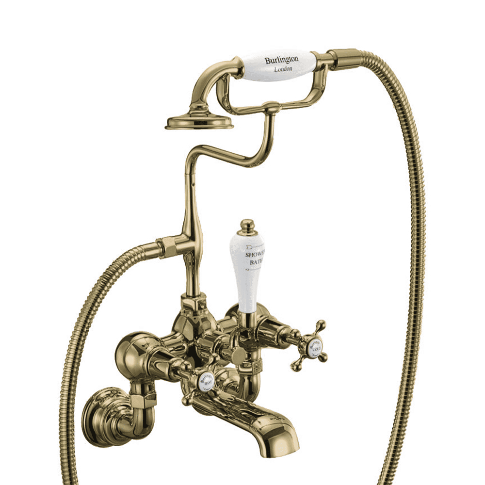 Burlington Claremont Wall Mounted Bath Shower Mixer