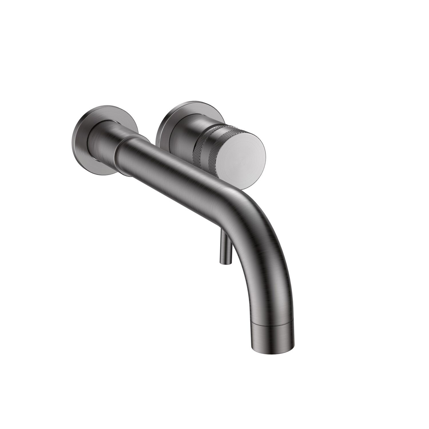 Bathworks Essentials Core Wall Mounted Basin Tap Gunmetal