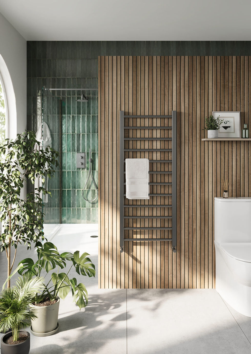 Thumbnail: Bathworks Essentials Vibe Towel Radiator