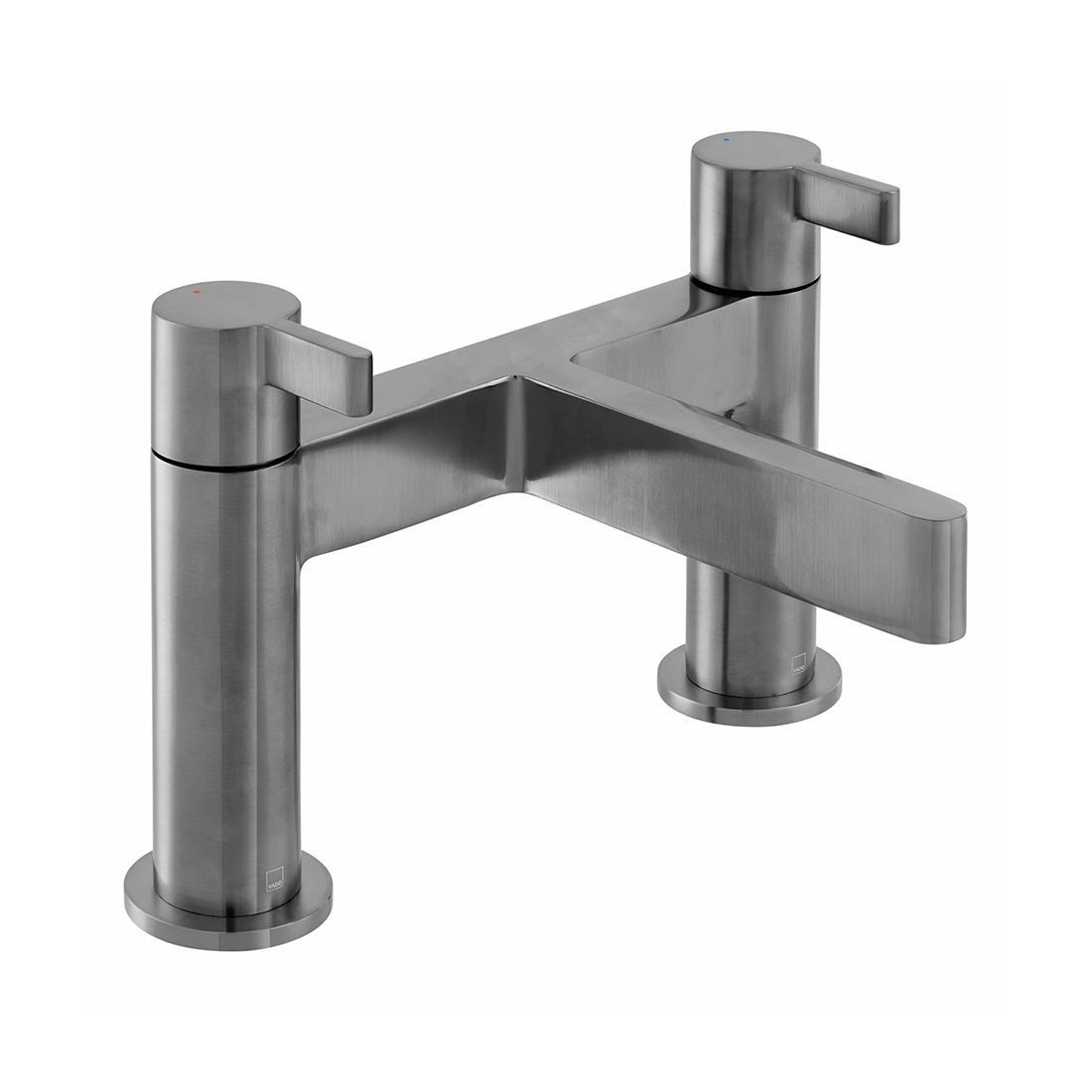 Vado Edit Deck Mounted Bath Filler Tap - Brushed Gunmetal