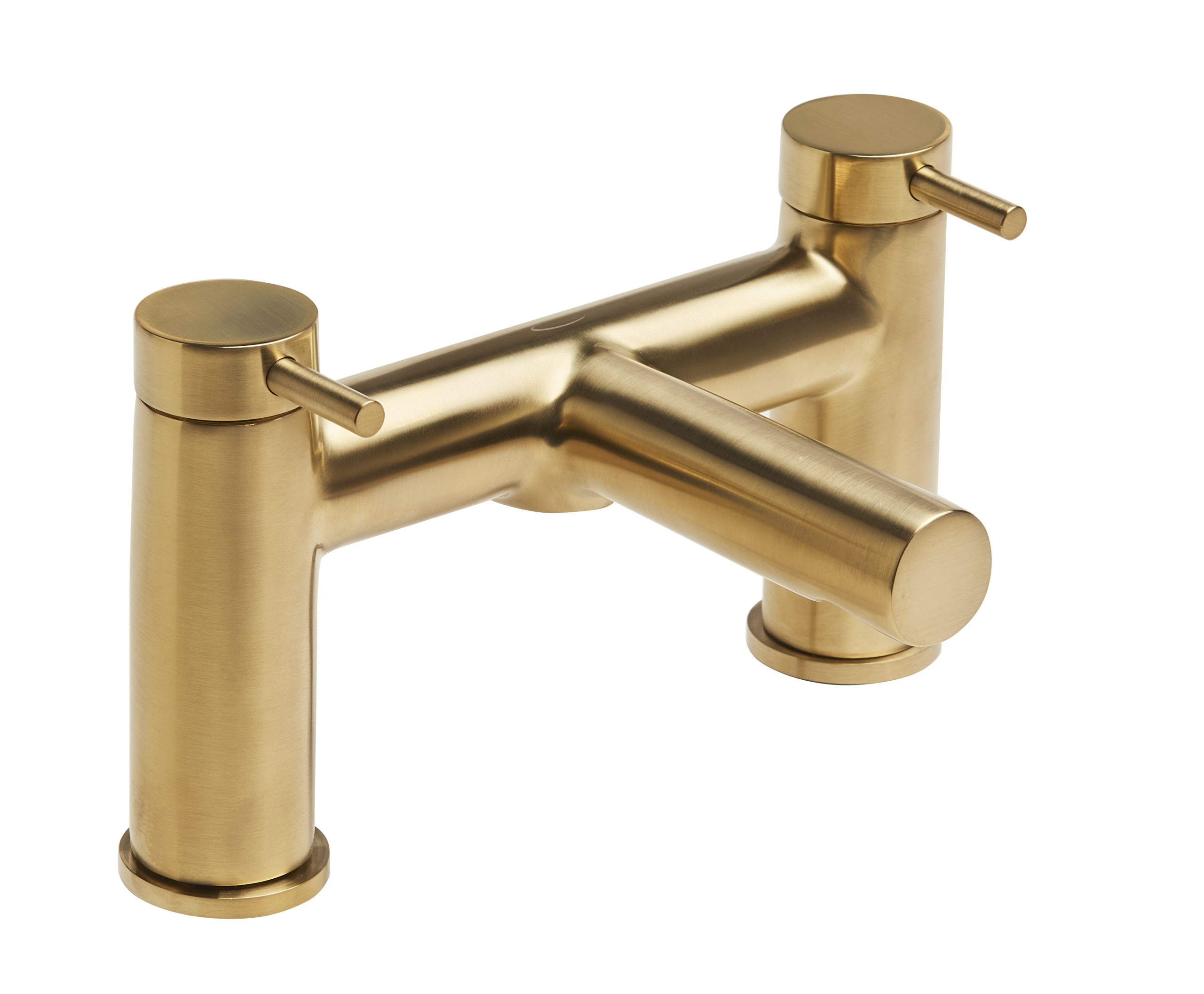 Tavistock Anthem Deck Mounted Bath Filler in Brushed Brass