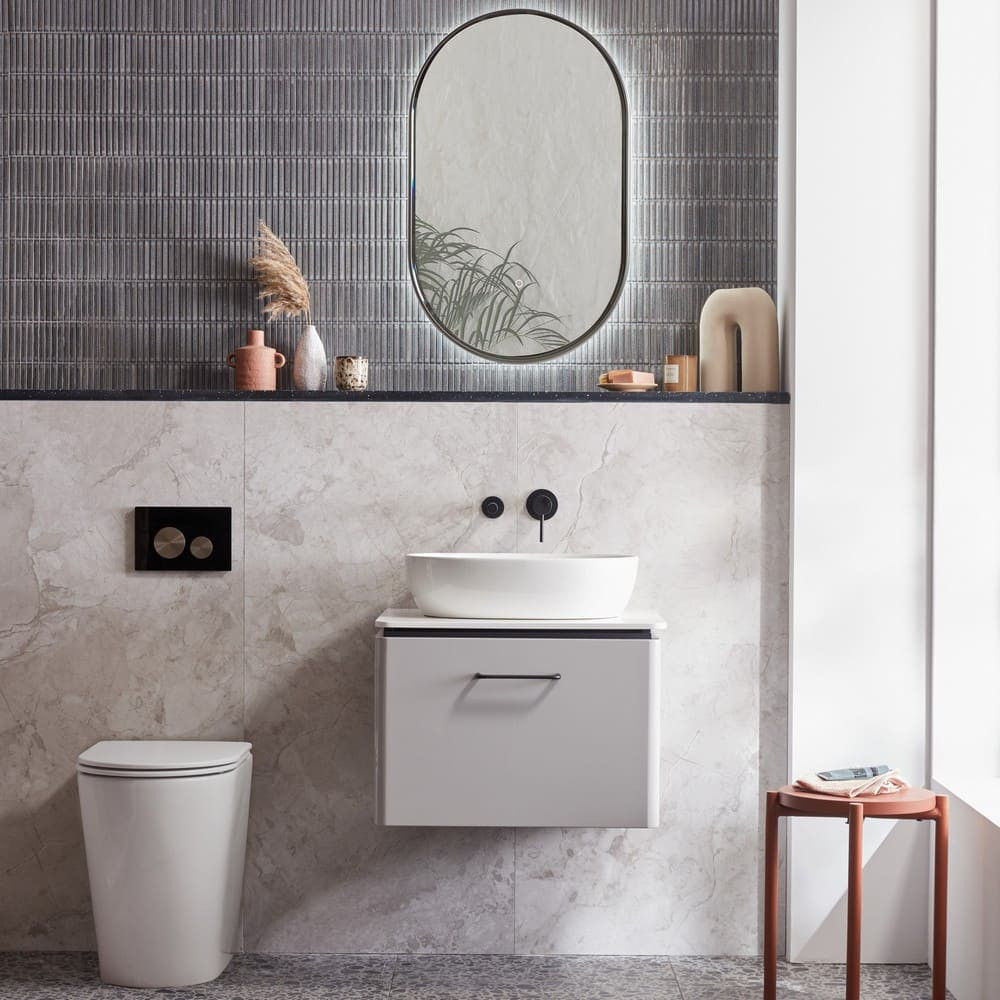 Tavistock Compass Round Back To Wall Toilet & Soft Close Seat