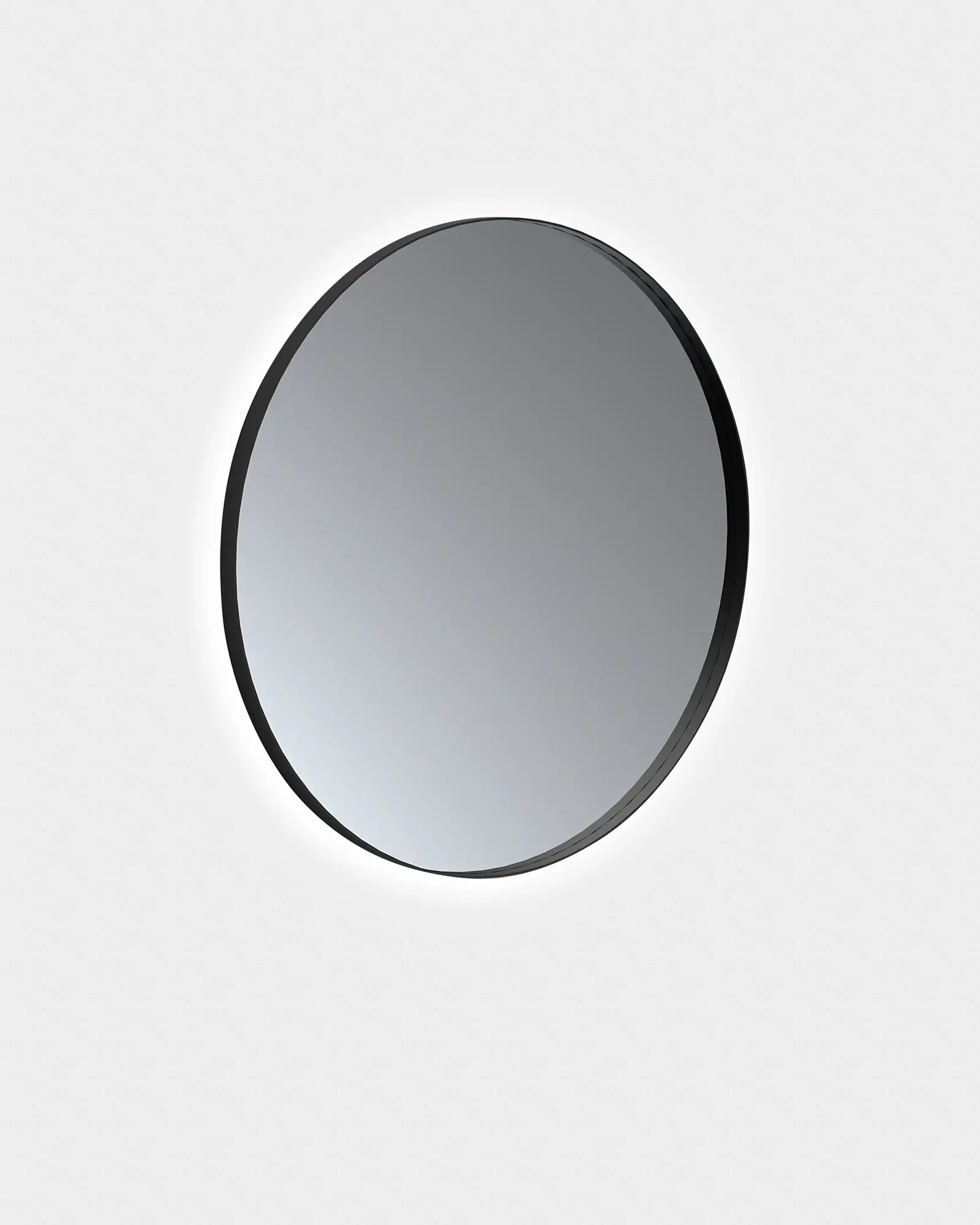 Sonia Orion 600 mm Round LED Mirror - Black
