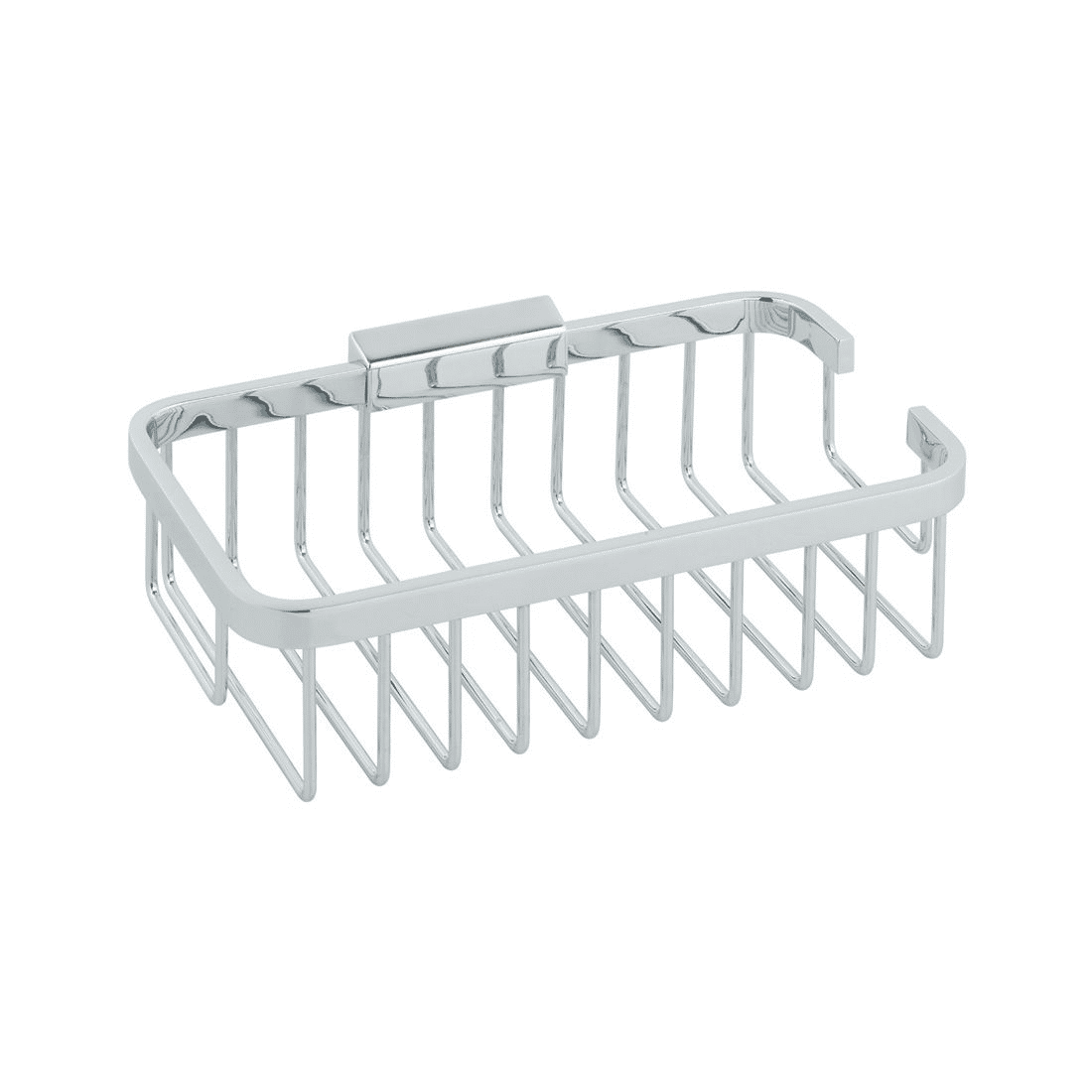 Vado Wall Mounted Medium Rectangular Shower Basket in Chrome