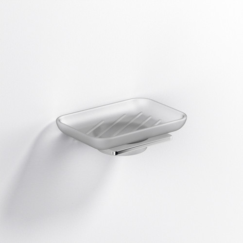 Sonia S Cube Soap Dish Chrome bathworks