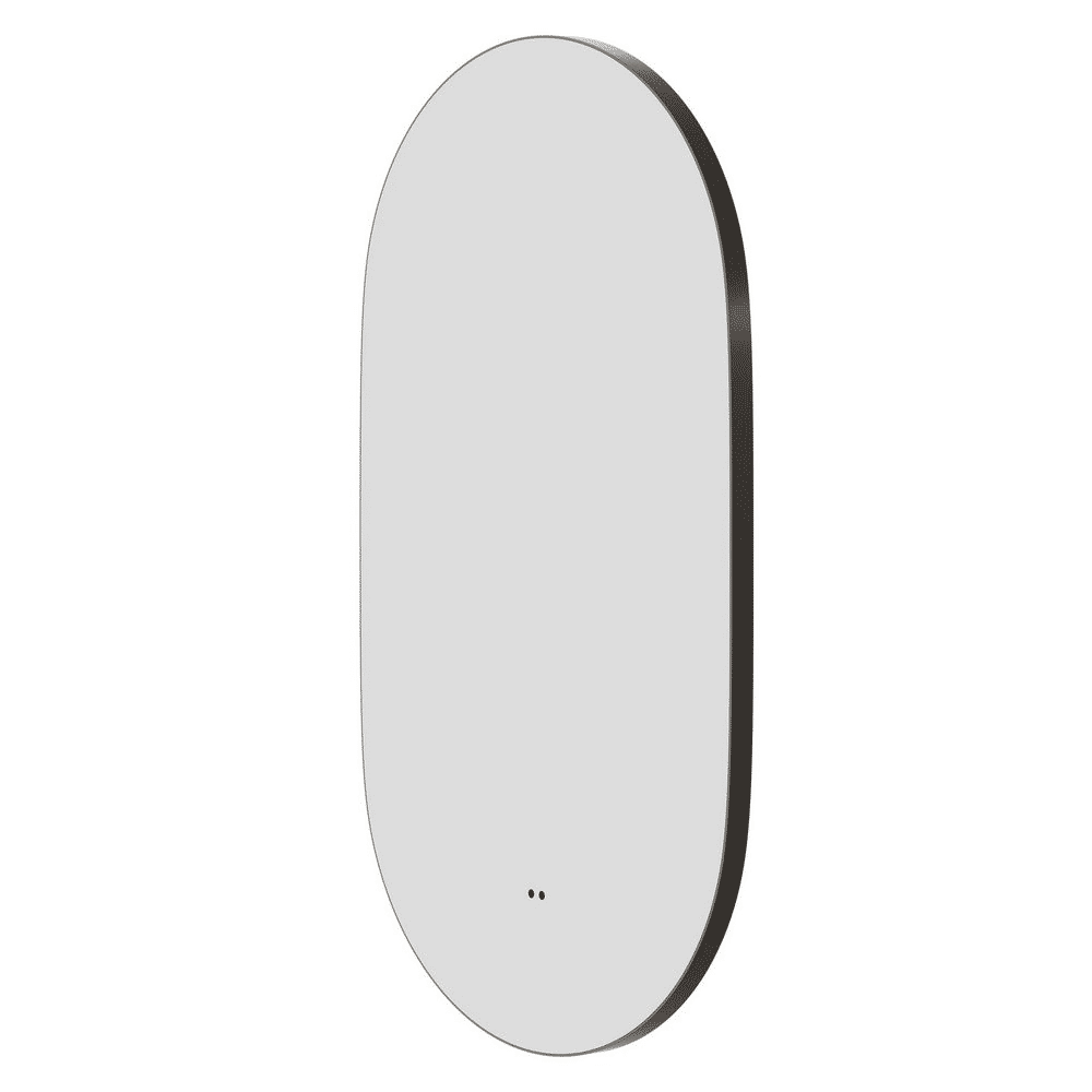 HiB Arcane Pill LED Bathroom Mirror – Gunmetal