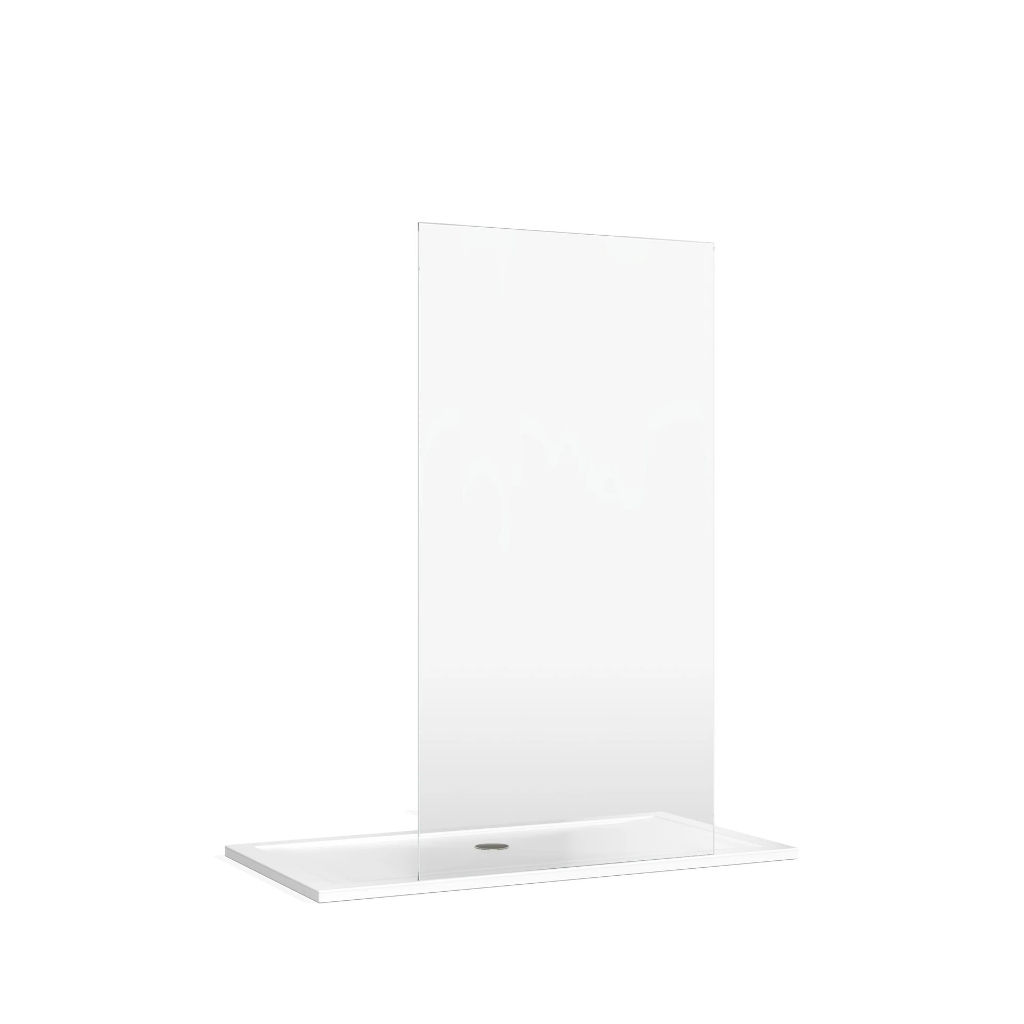 Burlington 1100mm Walk-In Shower Glass Panel – 8mm Clear Glass