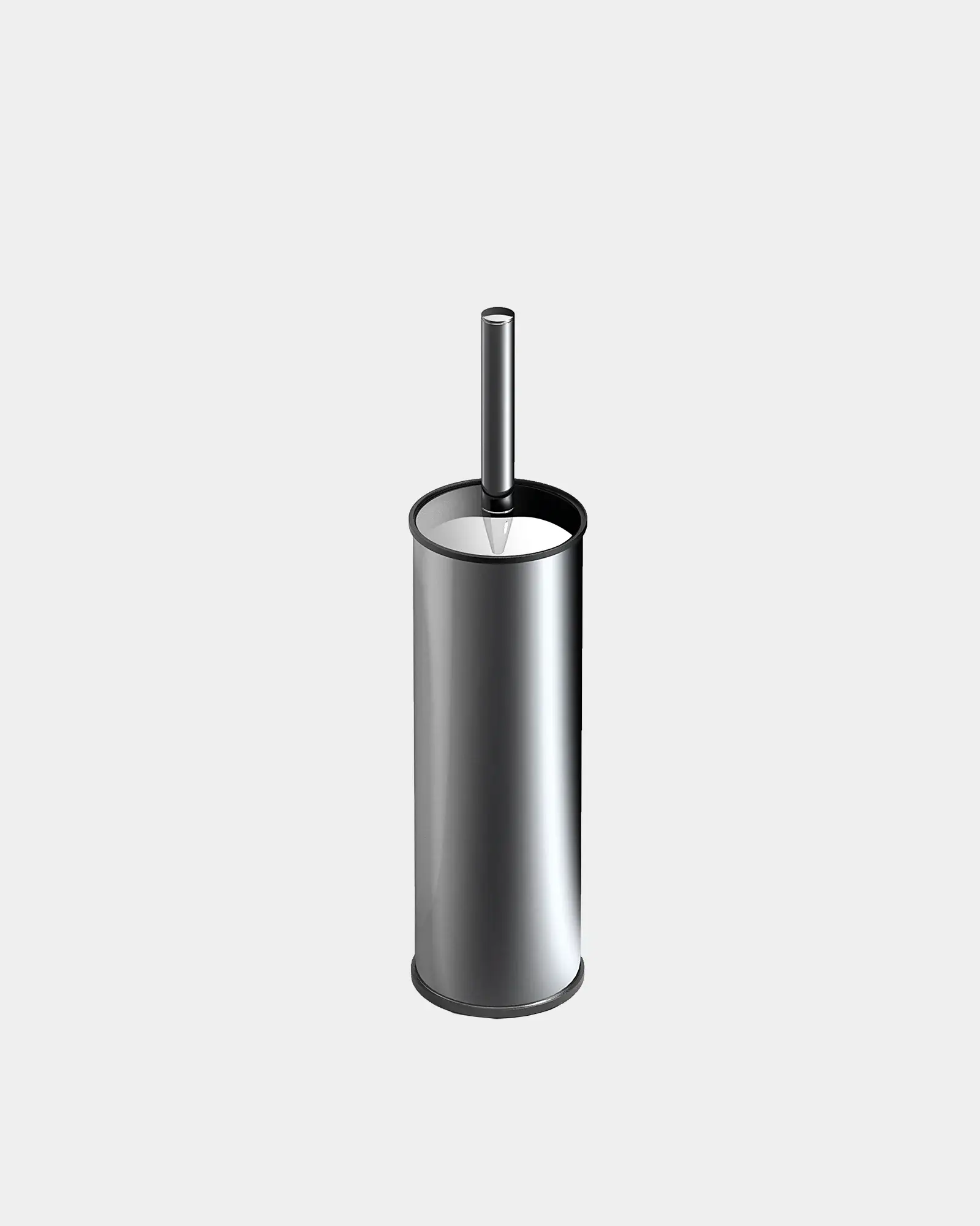 Sonia Alpha Freestanding Toilet Brush Set - Polished Stainless Steel