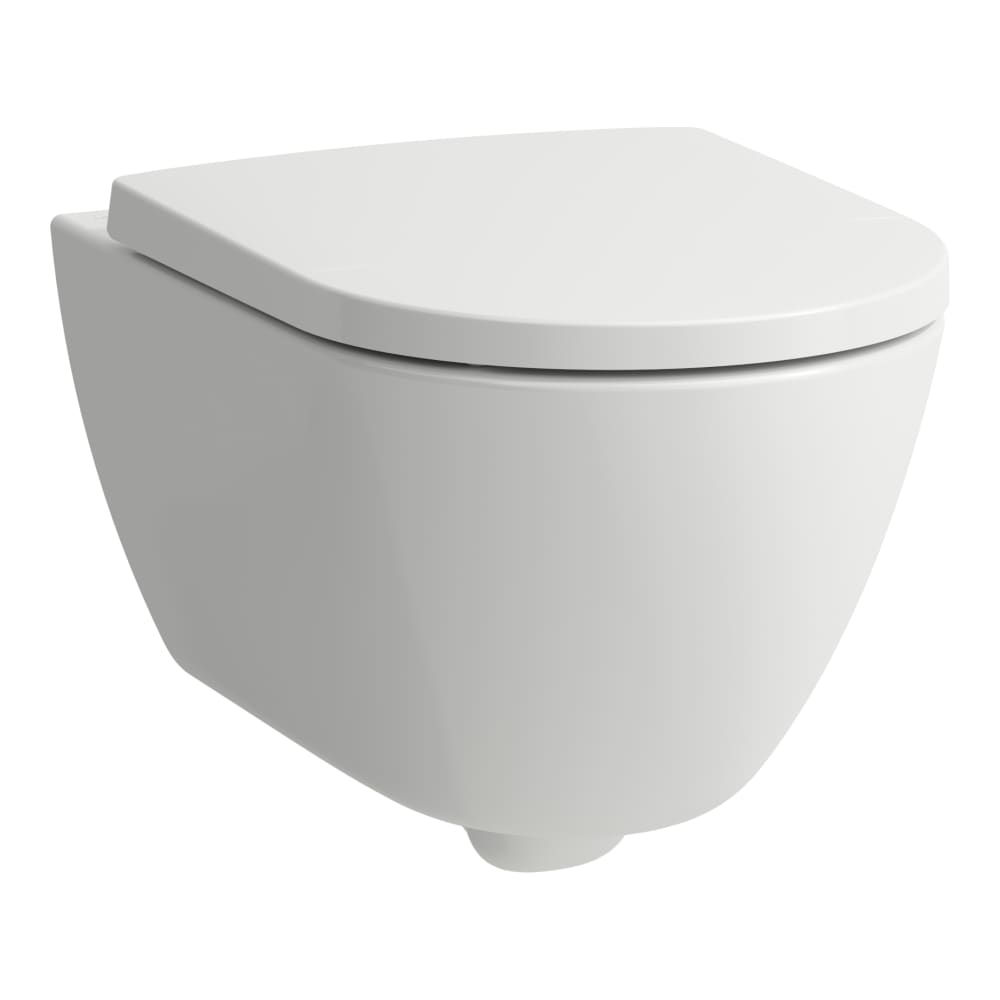 LAUFEN PRO X Silent Flush Rimless Wall-Hung WC with Soft Close Seat