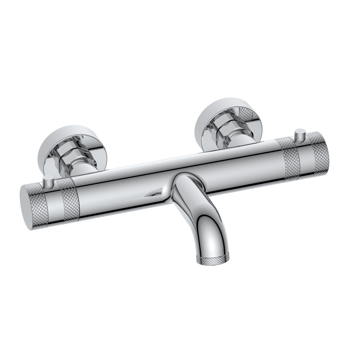 Bathworks Essentials Wall Mounted Bath Filler Chrome