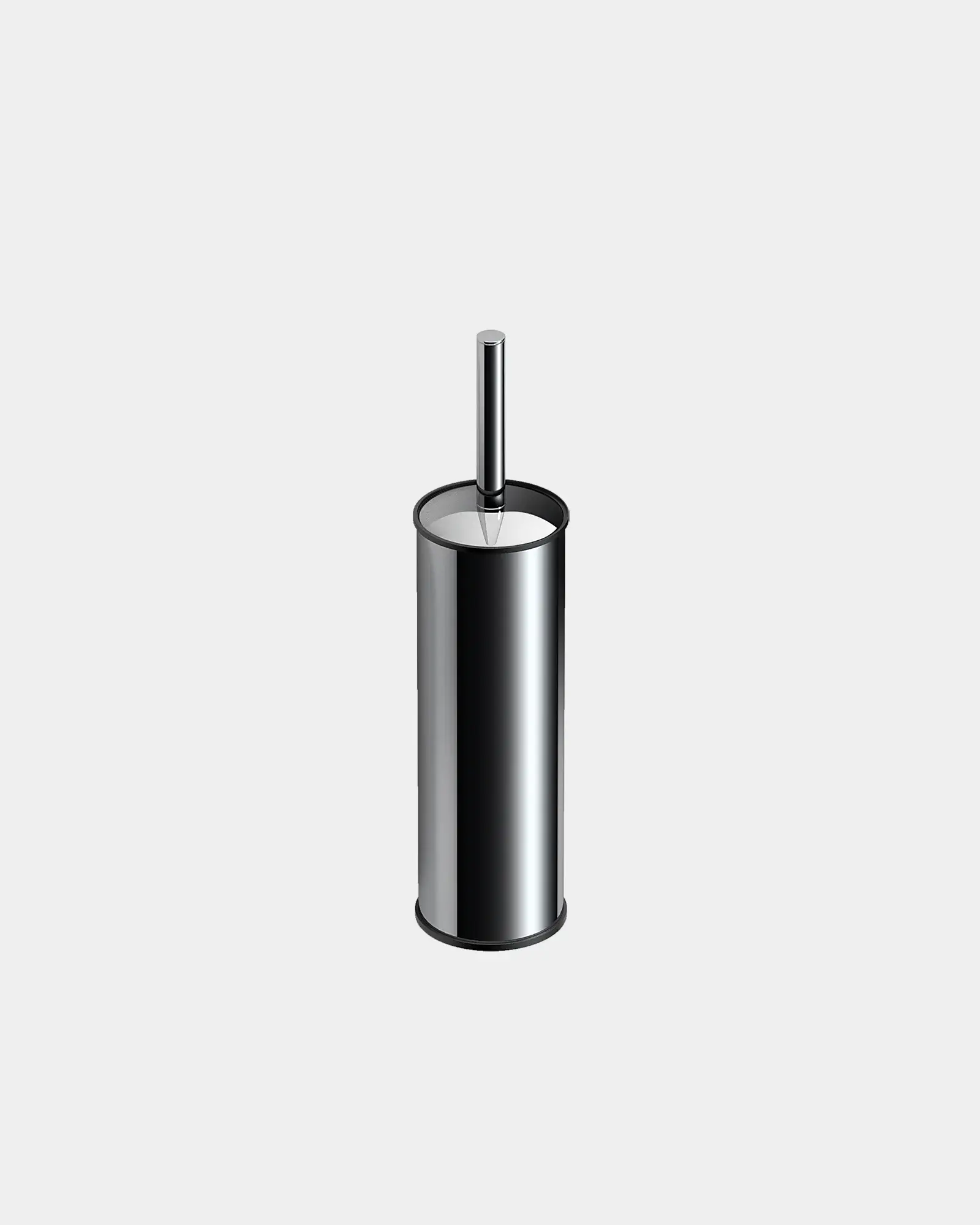 Sonia Alpha Wall/Floor Toilet Brush Set - Polished Stainless Steel