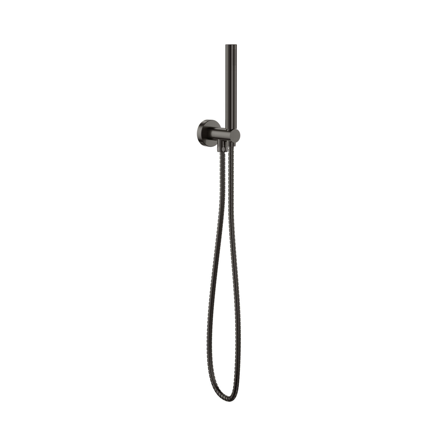Bathworks Essentials Handset, Outlet & Holder Gunmetal