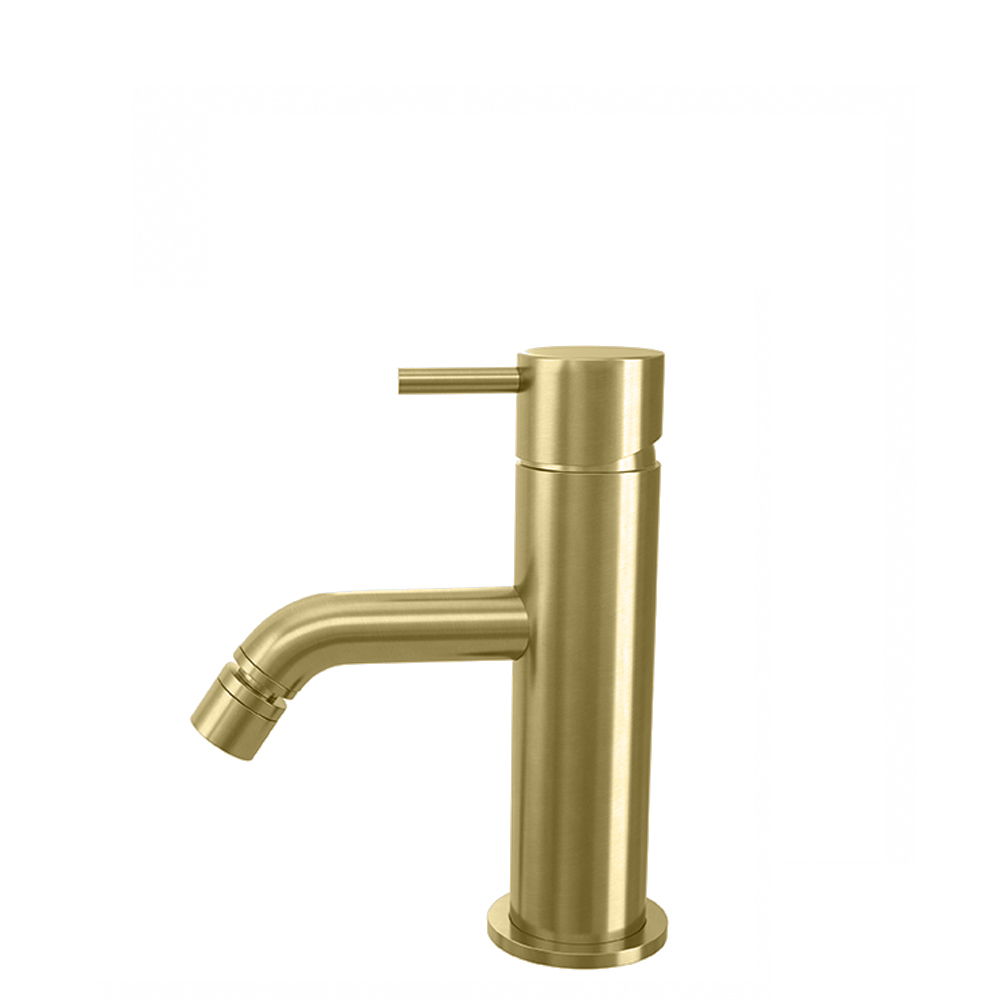 Flow Single Lever Bidet Tap - Brushed Brass
