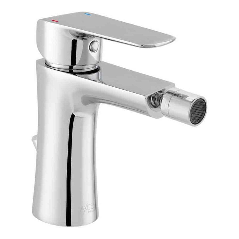 Vado Vala Mono Bidet Mixer Tap with Pop-Up Waste – Chrome