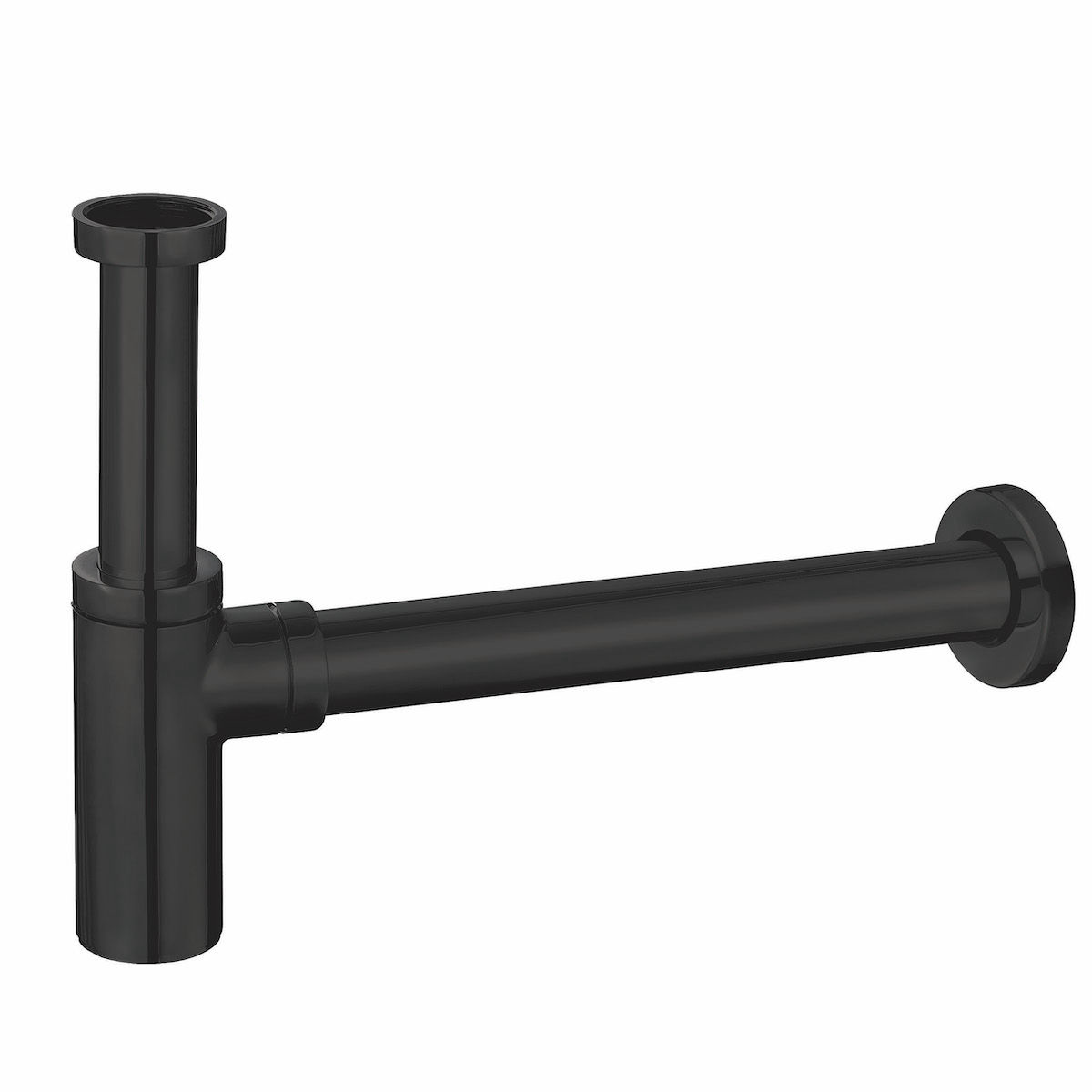 Bathworks Essentials Matte Black Minimalist Bottle Trap