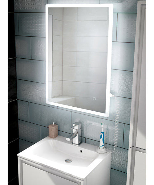Thumbnail: HIB Vega LED Illuminated Mirror 50 x 70cm