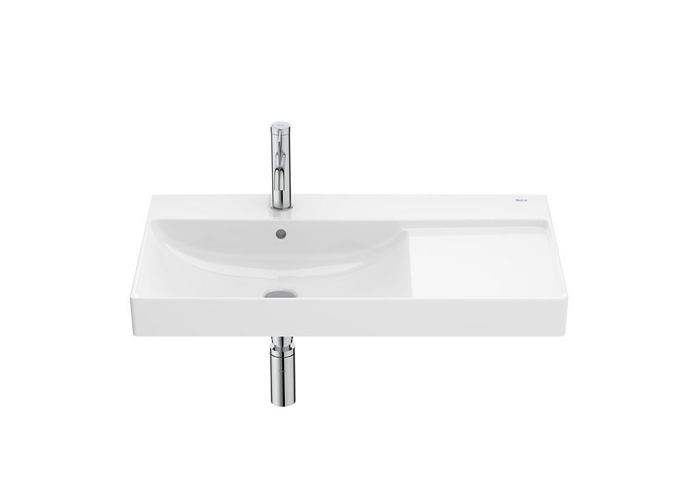 Thumbnail: Roca Ona Base Unit With Two Drawers And LH Basin - 800mm