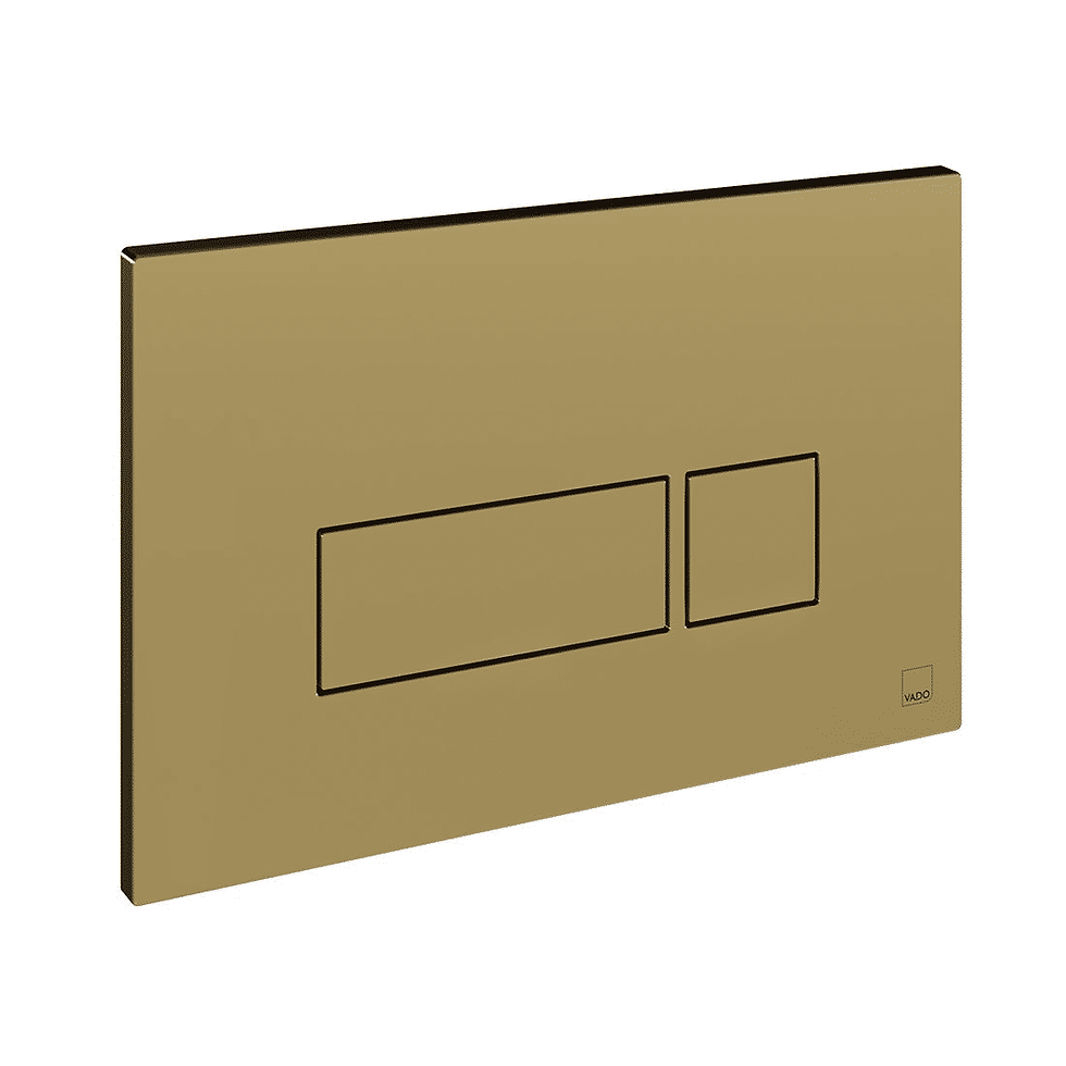 Thumbnail: Vado Individual Square Button Dual Flush Plate Modern Landscape
