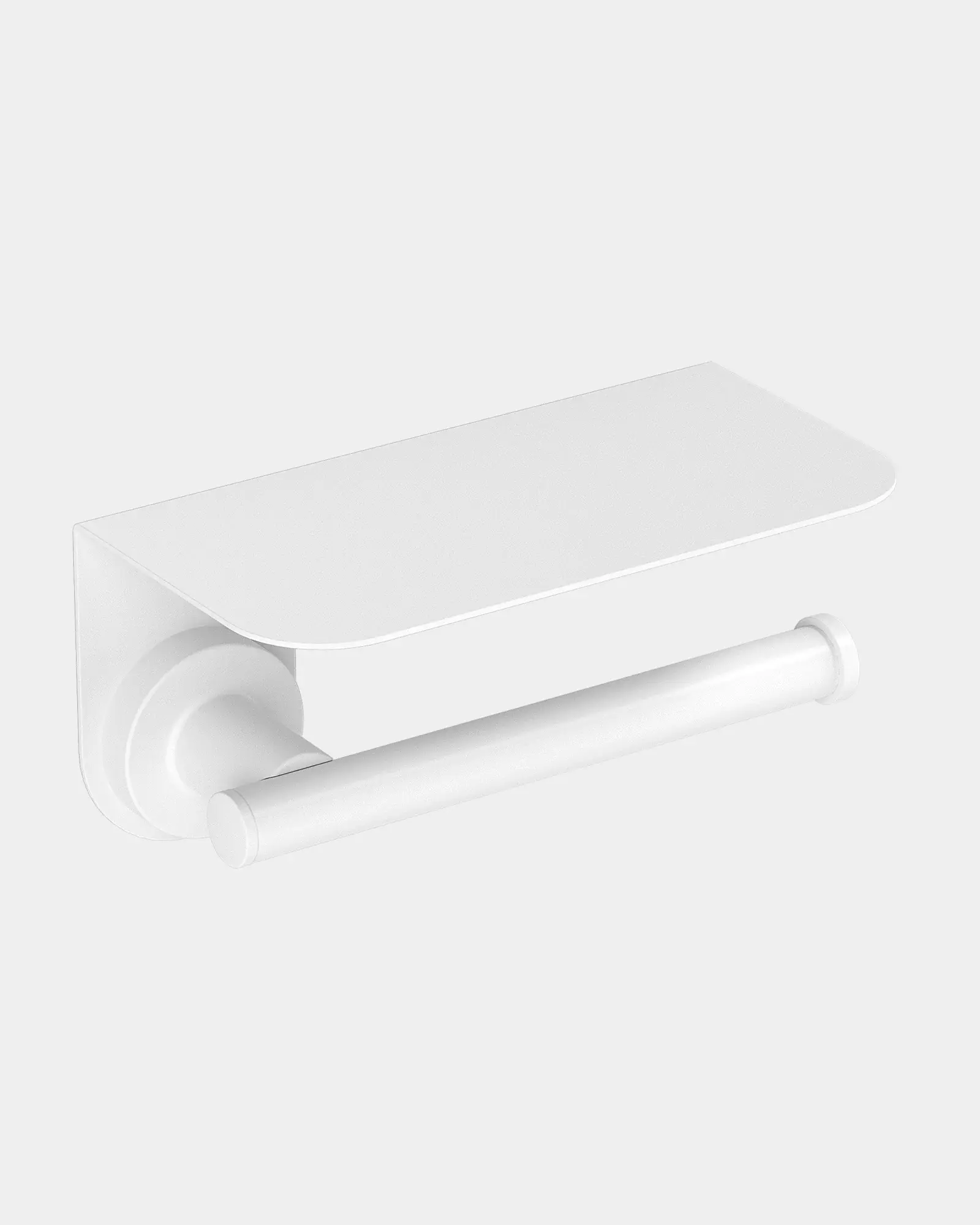 Sonia Tecno Project Toilet Roll Holder With Shelf - White