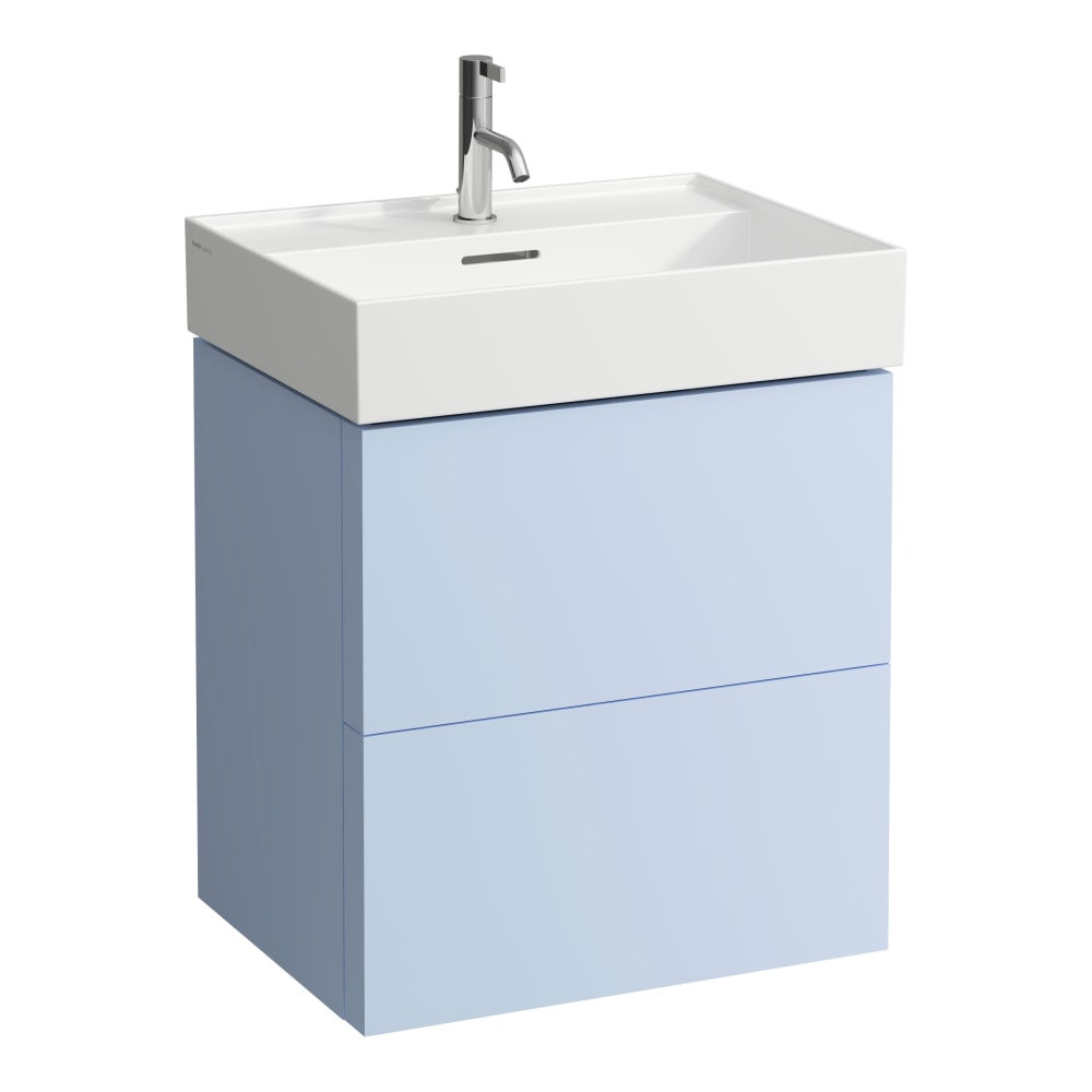 Laufen Kartell 600mm Unit And Basin - Grey Blue