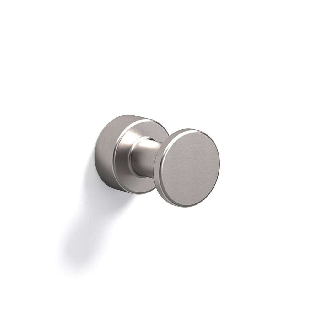 Sonia Tecno Project Hook Single Robe Hook 25mm – Brushed Nickel