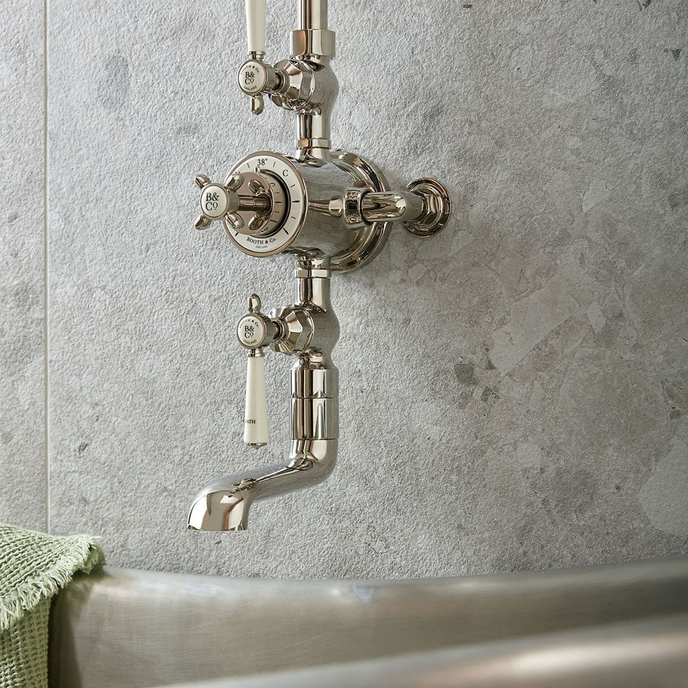 Thumbnail: Vado Axbridge Bright Nickel 3 Outlet Shower Column