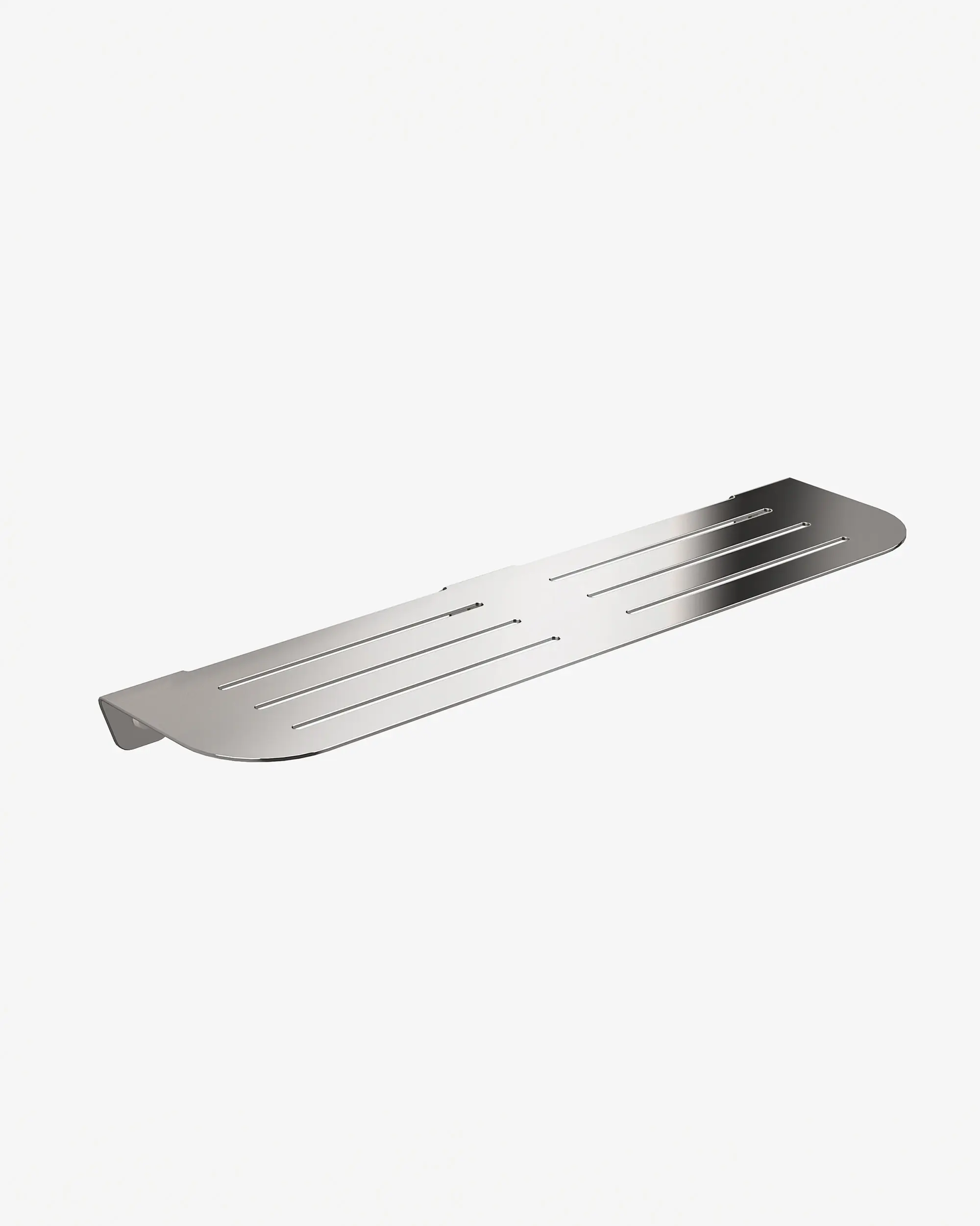 Sonia Nox Metal Shelf 500mm - Polished Stainless Steel