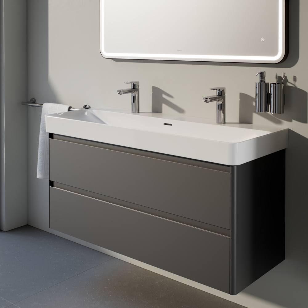 LAUFEN PRO X 1200mm Single Bowl Double Basin