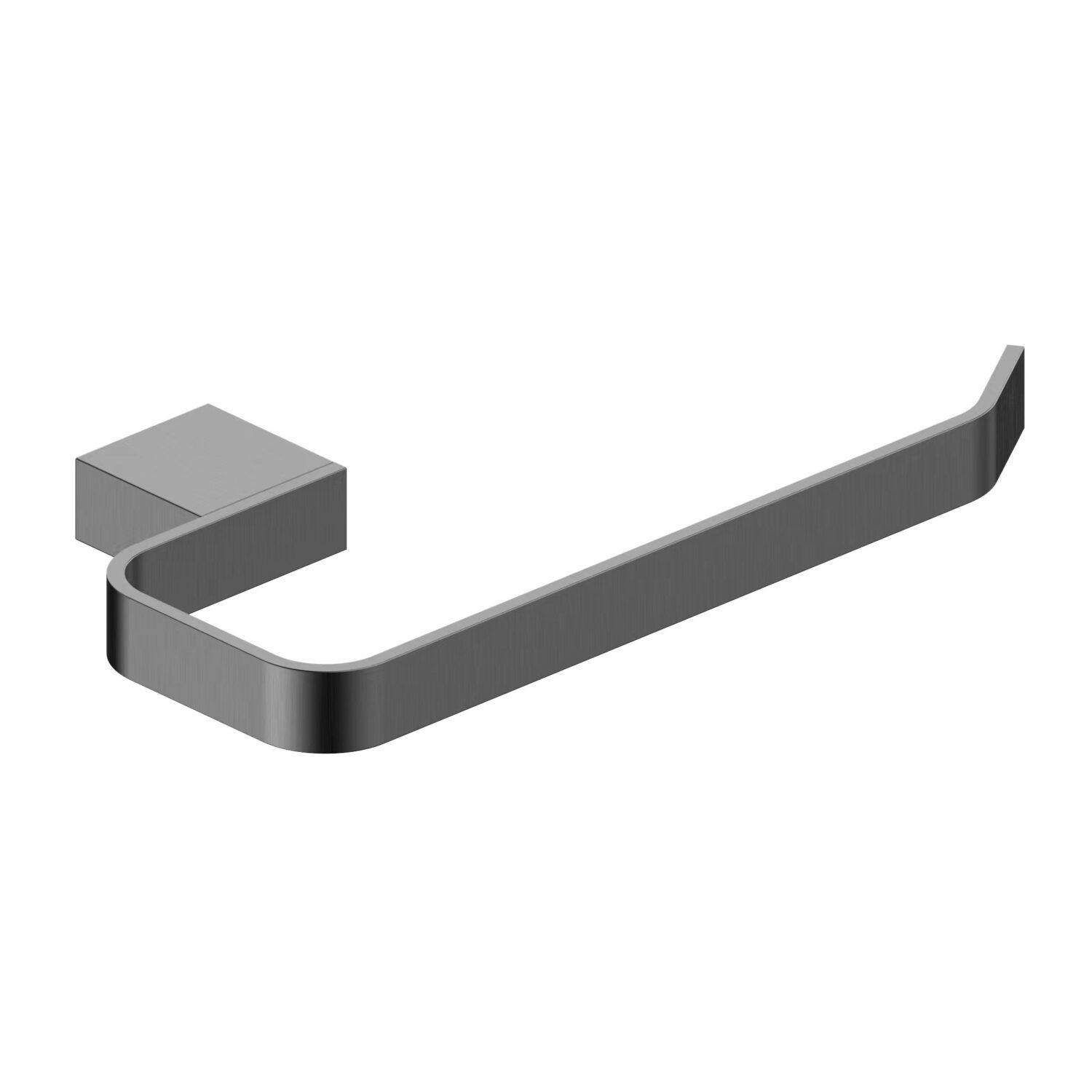 Bathworks Essentials Napoli Towel Ring Gunmetal