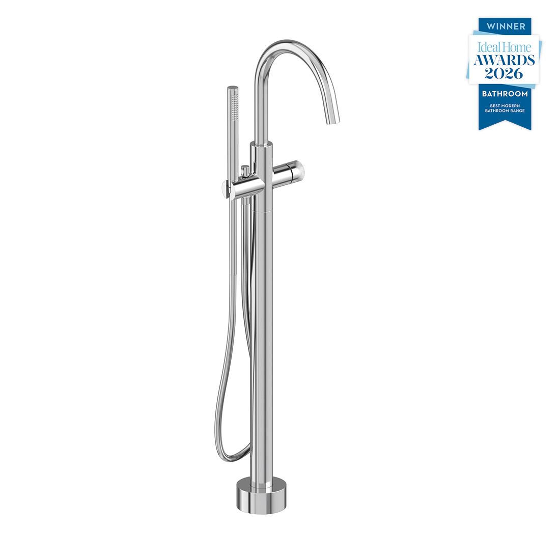 Vado Safari Leverless Freestanding Bath Mixer Tap with Shower Handset
