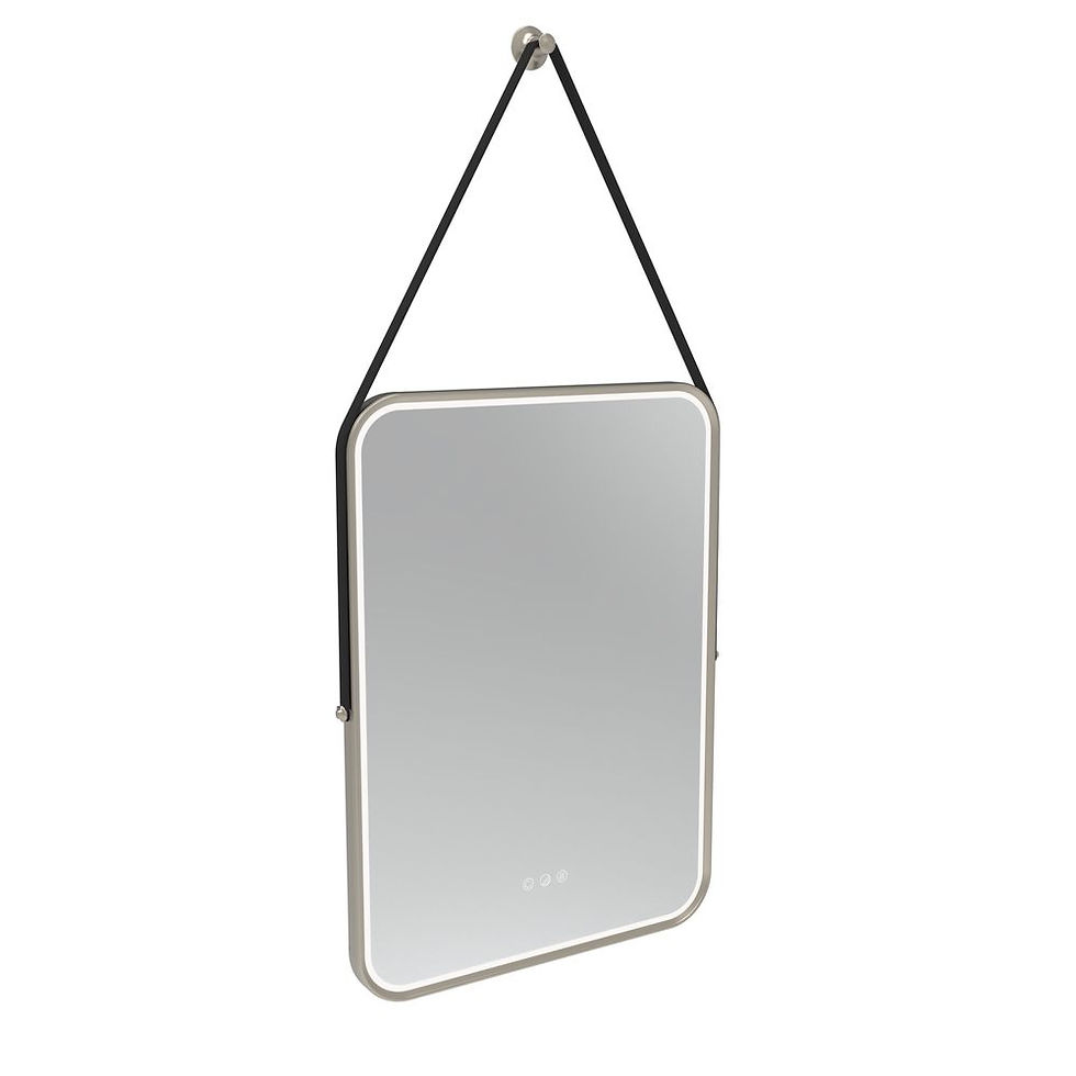 Thumbnail: Tavistock Alderbury 500 Rectangular Illuminated Mirror & Black Strap