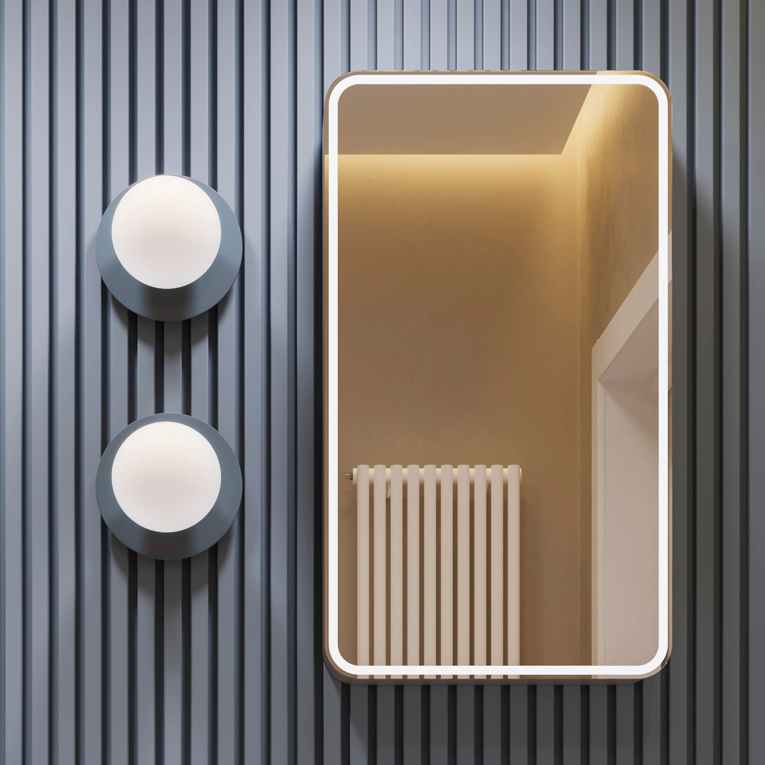 HIB Cayla 40 Slim LED Cabinet