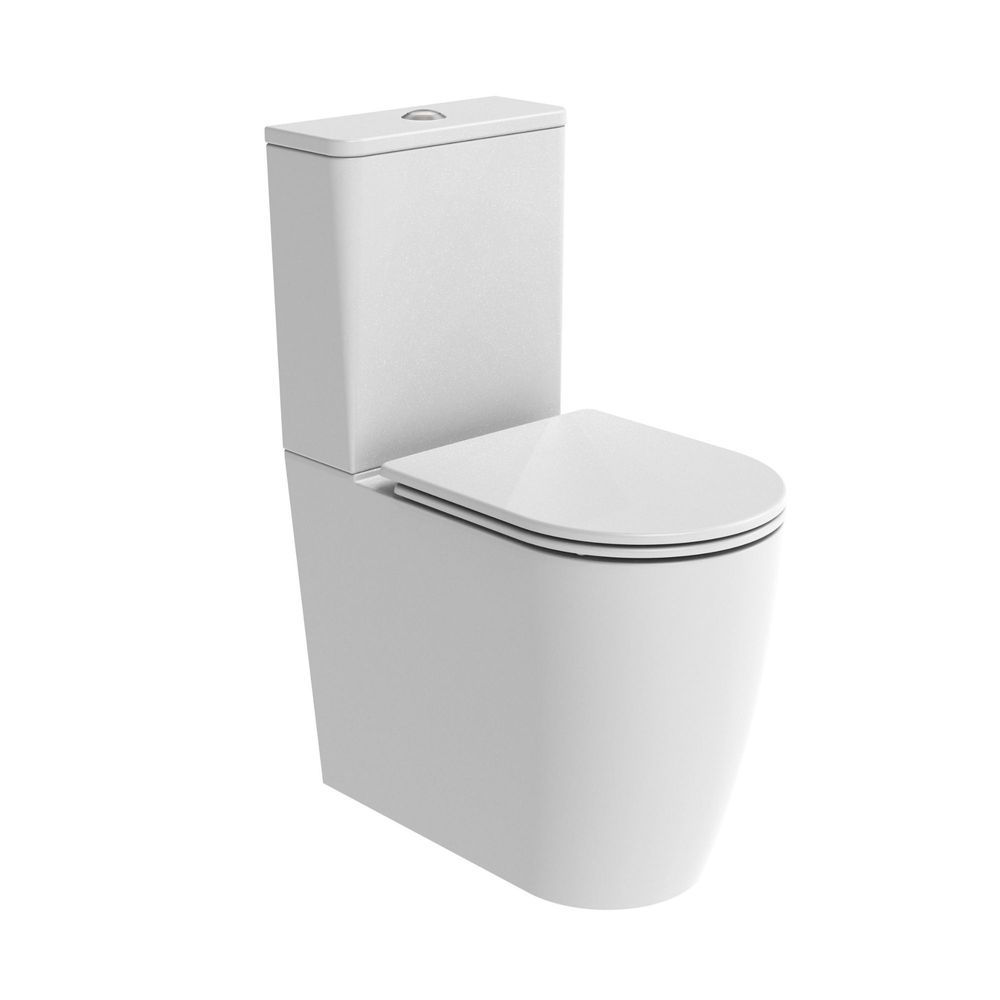 Tavistock Compass Round Comfort Fully Enclosed CC Toilet & Soft Close Seat